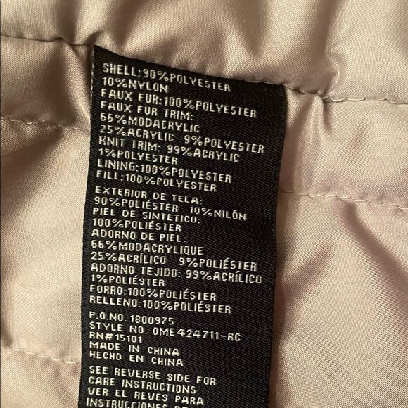 1 Madison Expedition Women's Beige Parka Coat size XL - Picture 11 of 11